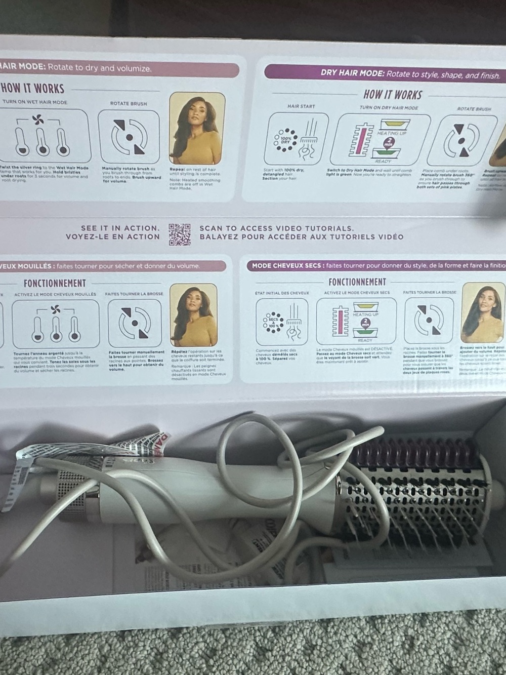 Shark smoothstyle heated comb & blow dryer brush - Picture 3 of 3